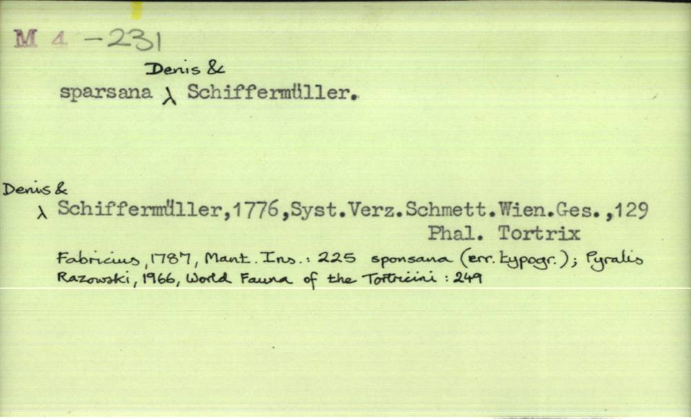 front of card